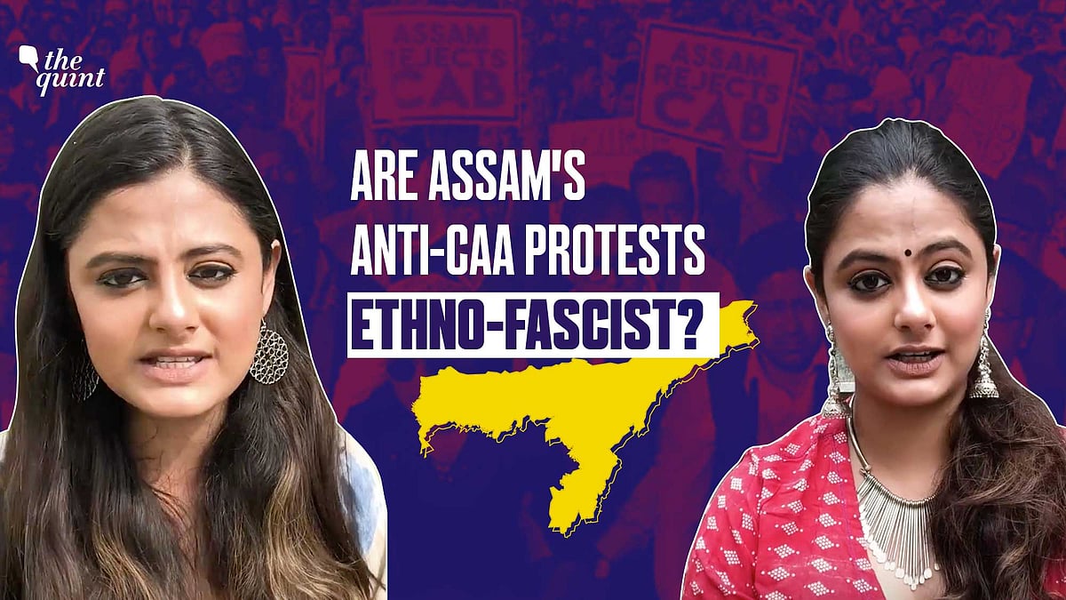 Assam was among the states that were at the forefront of protests against the Citizenship Amendment Bill (CAB) in 2019. Now that the Bill has become an Act, protests still continue
unabated across the state. However, over time, many have accused anti-CAA protests in Assam of trying maintain an ethnic Assamese majority over the state's Bengali-speaking population. The Assamese, on the other hand, have defended the protests calling it protection of identity. So, which one is it? The Quint debates.