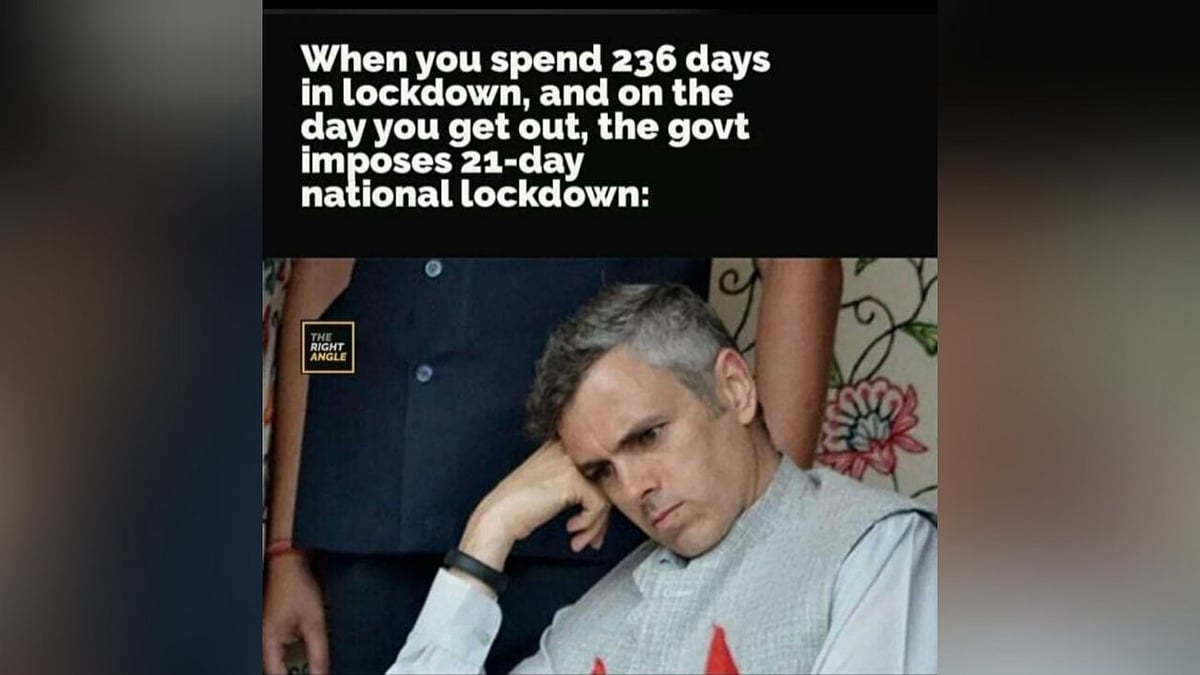 Omar Abdullah memes himself.