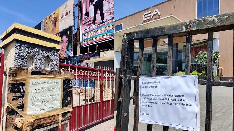 The Tamil Nadu government has ordered a shutdown of all educational institutions, malls, supermarkets and other places of mass gathering until 31 March.