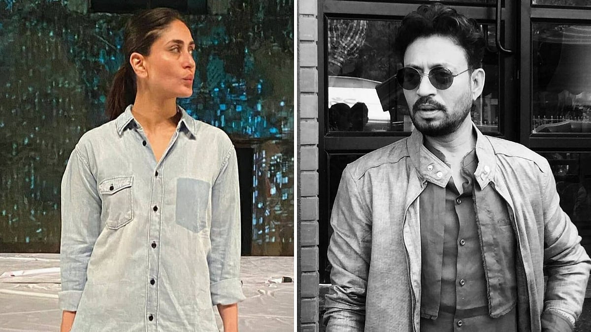Kareena Kapoor Khan (L) and Irrfan Khan (R)