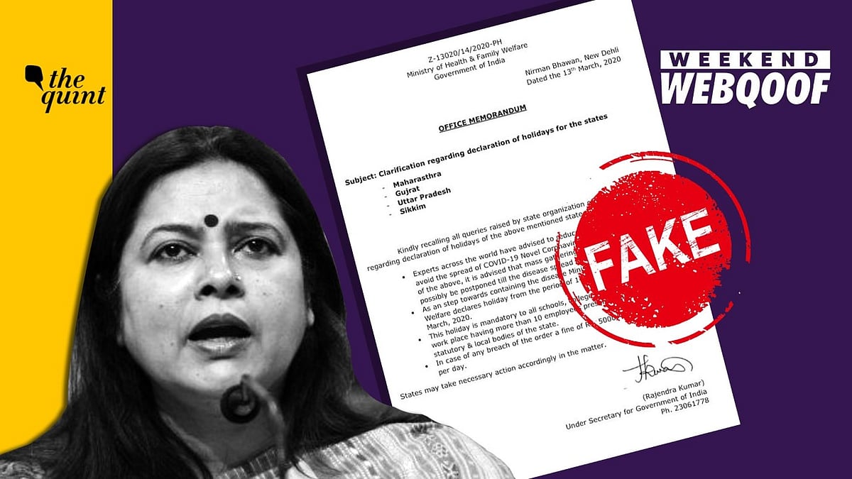 From misinformation around the novel coronavirus to fake news related to violence that broke out in Northeast Delhi between 24-25 February, here’s a quick round-up of all the WhatsApp forwards and fake tweets that misled the public this week.