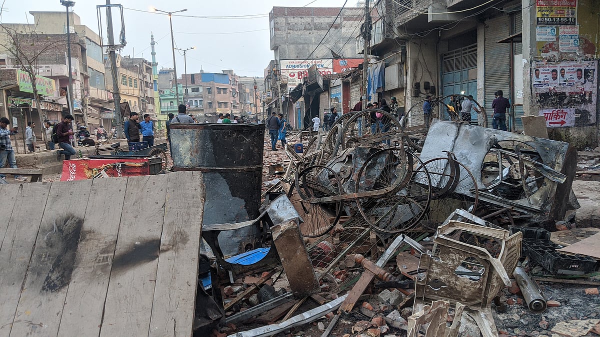 Shops along Dayalpur main road were gutted and set ablaze.