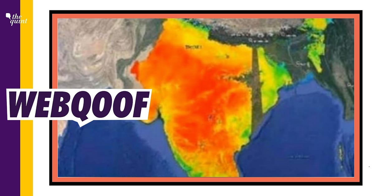 Image accompanying Map showing sound waves recorded in India by NASA on 22 March at 5 pm