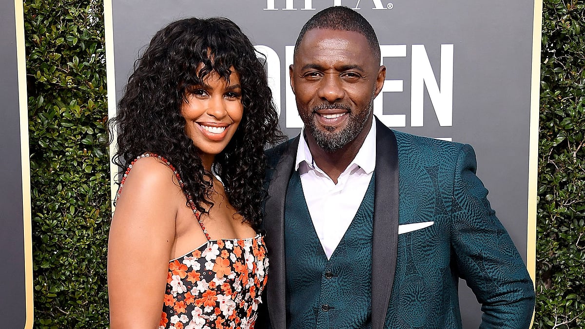 Idris Elba and his wife Sabrina. 