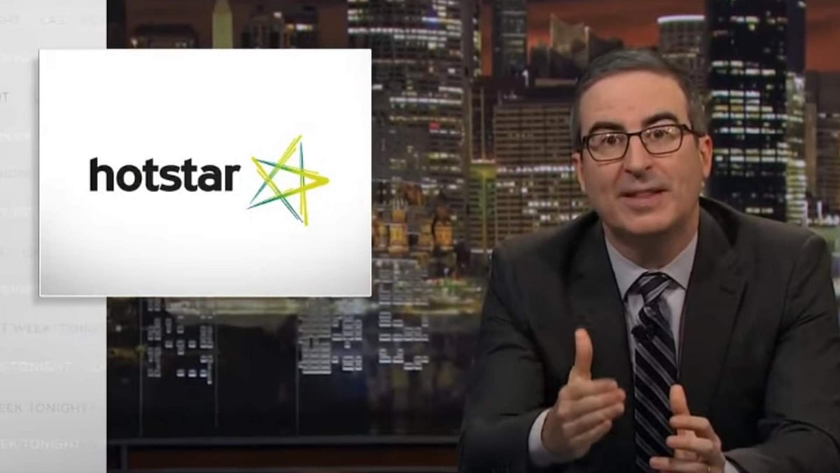 John Oliver has criticised Hotstar for censoring episodes of <i>Last Week Tonight With John Oliver.</i>