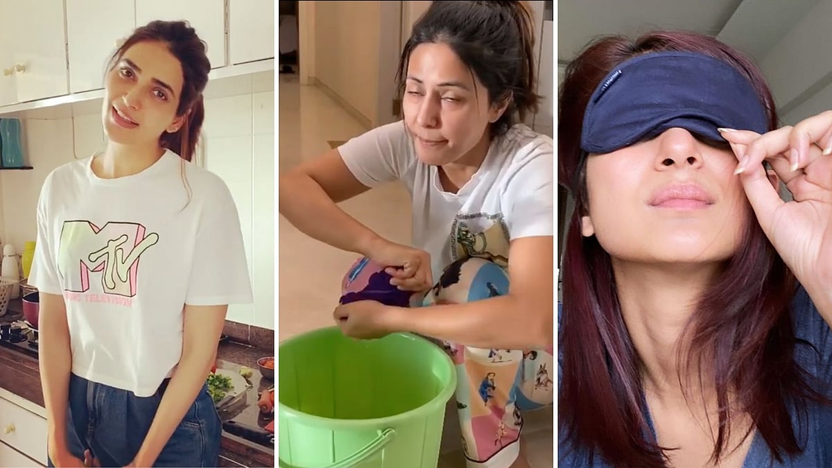 Here’s how TV stars are engaging themselves while social distancing. 