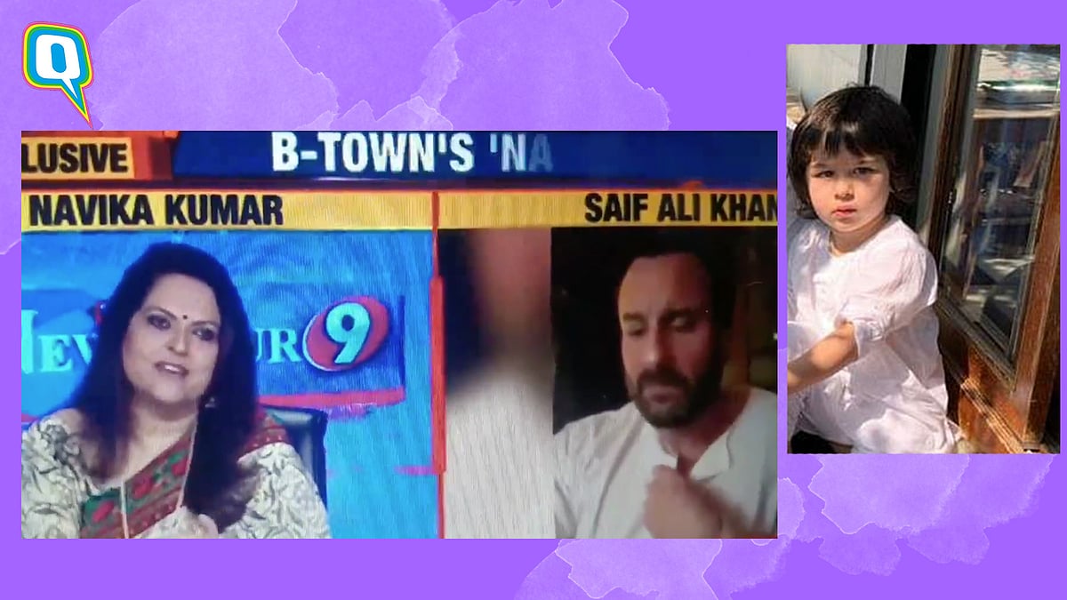 Saif talking about the lockdown