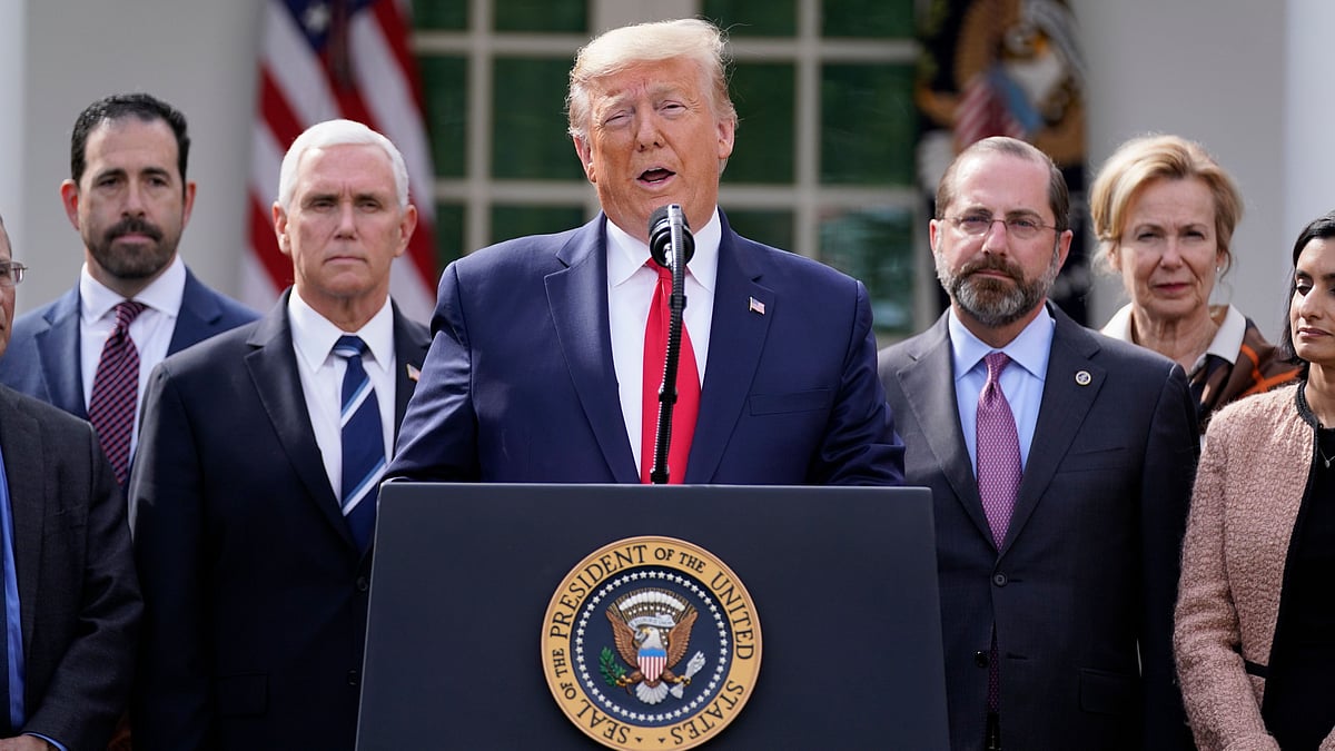 Donald Trump declared coronavirus a National Emergency.