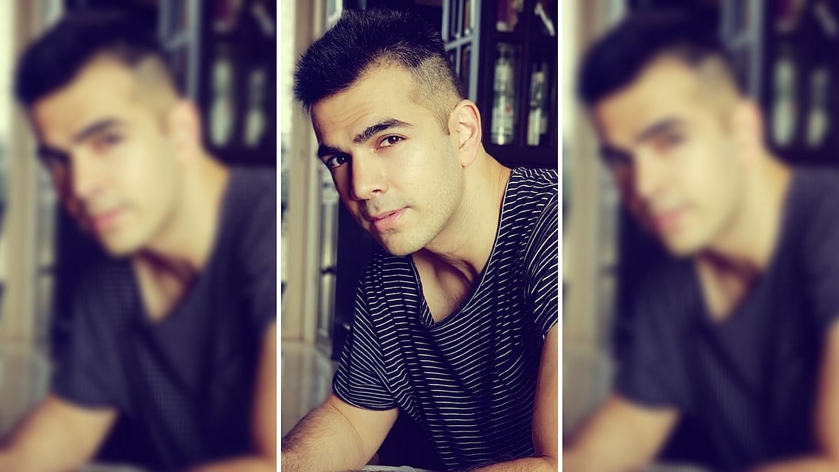 Karan V Grover with his new look.