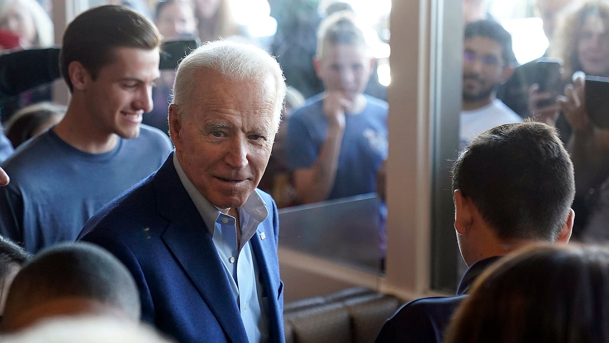Democratic presidential candidate former Vice President Joe Biden.