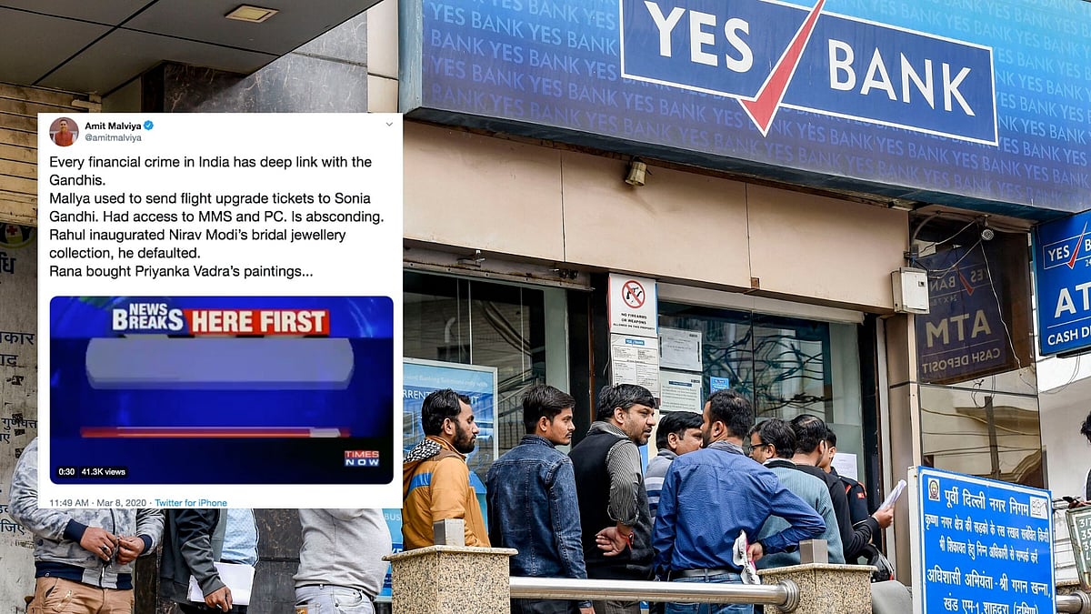 “Every financial crime in India has deep link with the Gandhis,” tweeted BJP’s Amit Malviya.