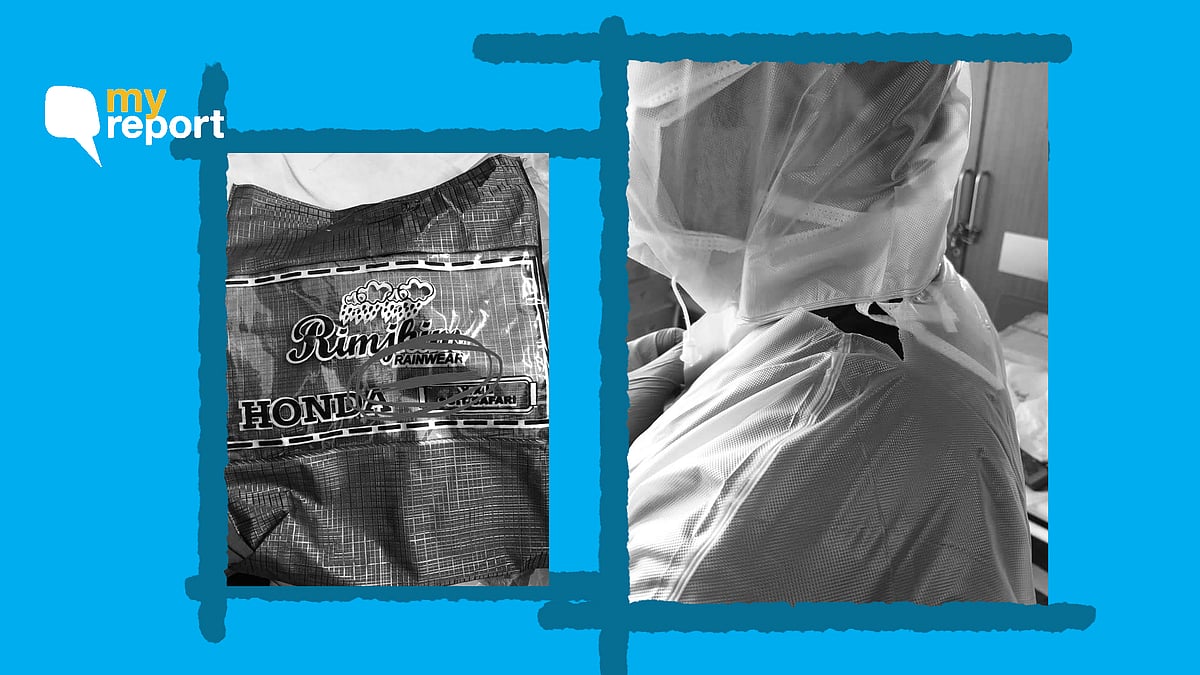 Amid the coronavirus outbreak in West Bengal, doctors say they were given raincoats as PPEs.