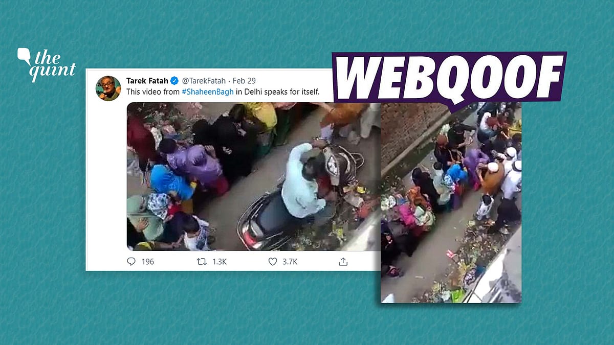 A video from Old Mustafabad is being shared online to claim that the women in Shaheen Bagh are being paid to protest.&nbsp;