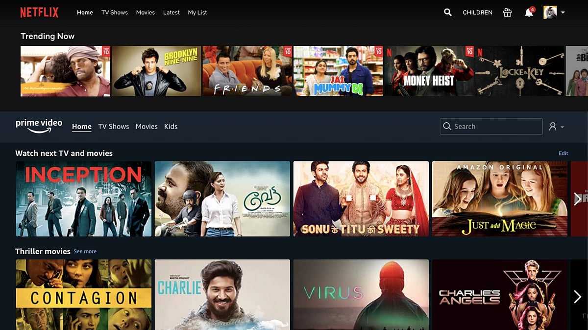 OTT platforms see a spike in viewership.