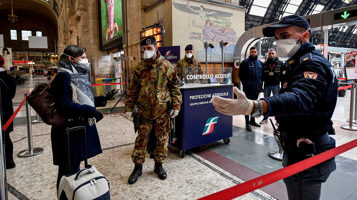Air India temporary suspends flights to Italy, Korea.