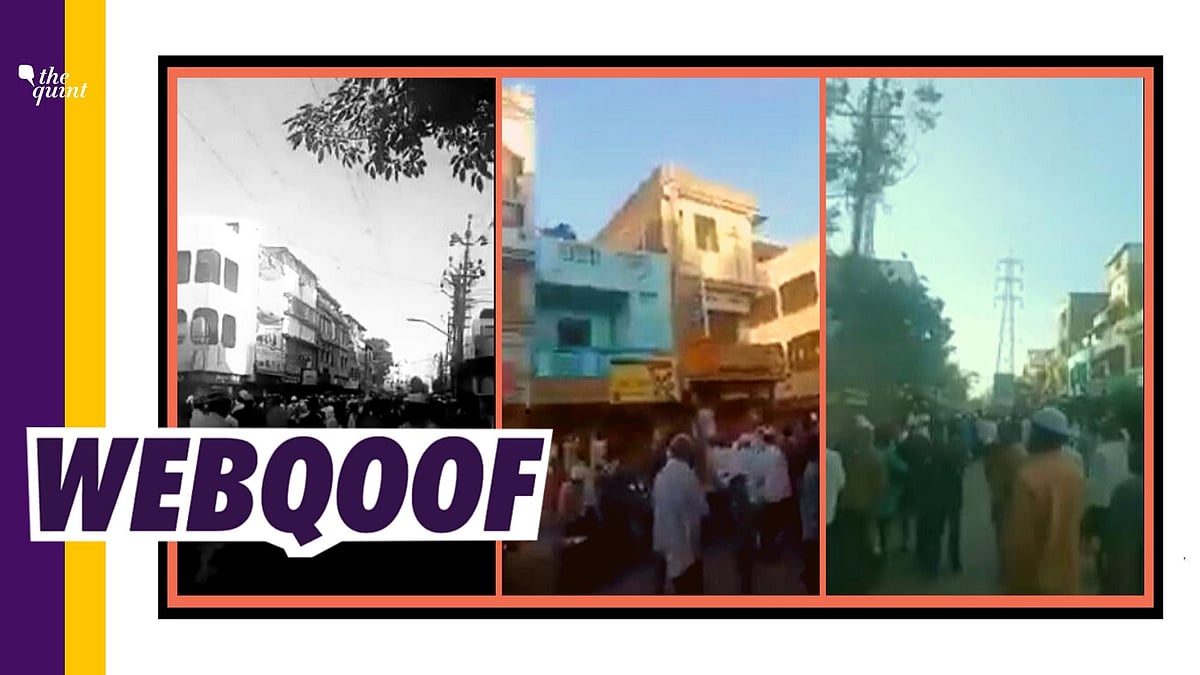 A video showing huge crowd gathering near a mosque, violating lockdown rules is being circulated on the internet with a claim that it’s from Delhi’s Daryaganj area.