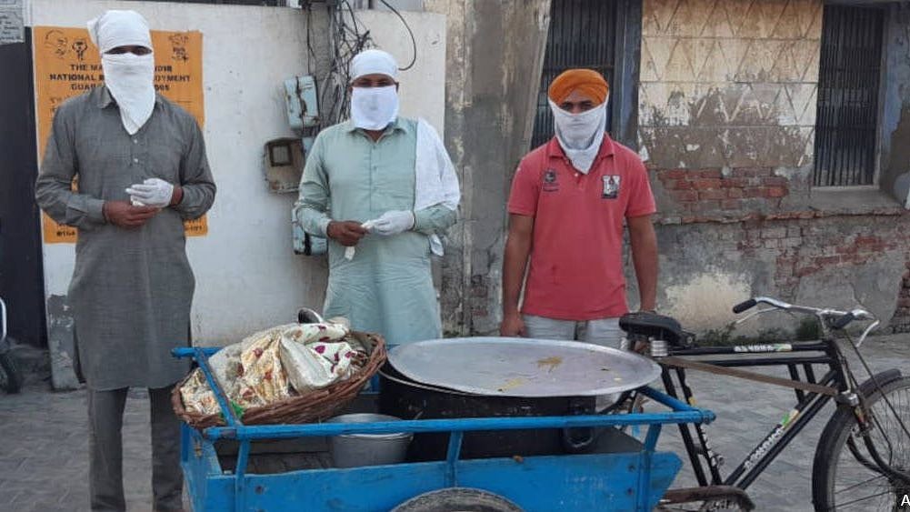 Five gurdwaras in Qila Nau are now sending food to the homes of the indigent Dalits struggling for food and essentials.