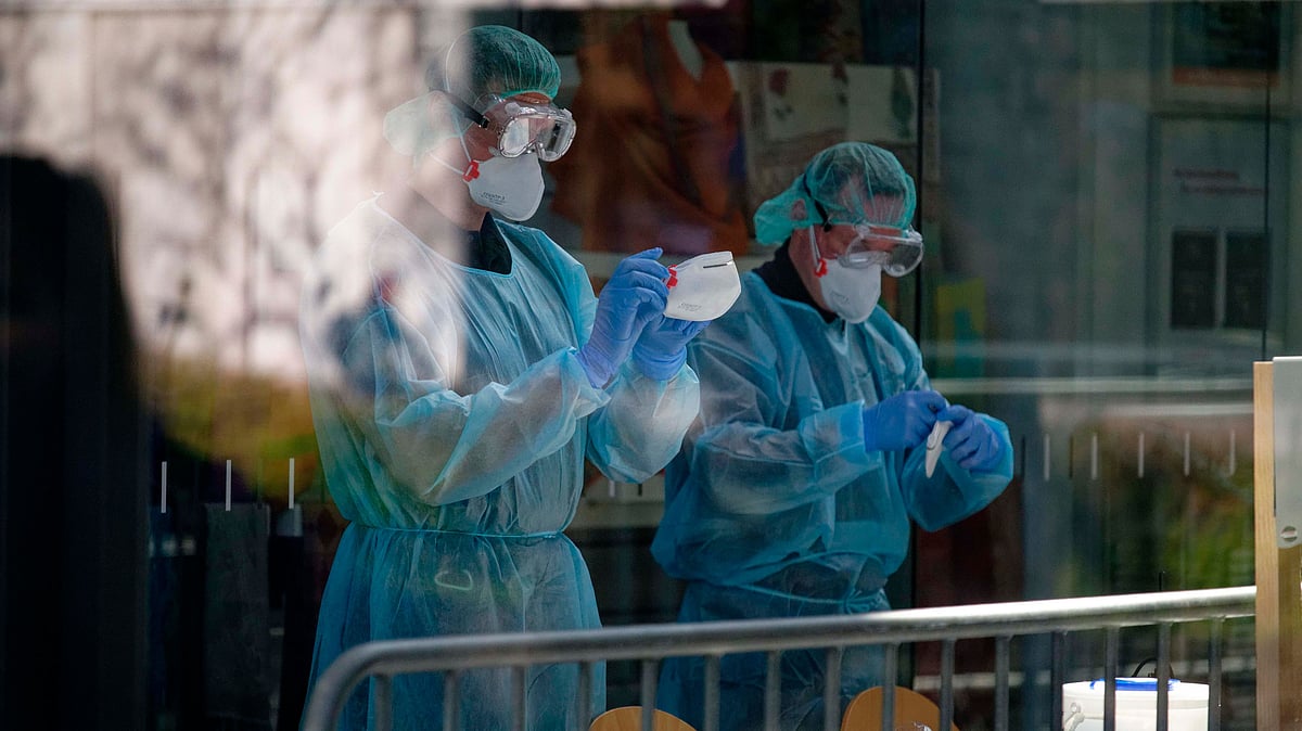 Doctors helping fight coronavirus. (Image for representation)