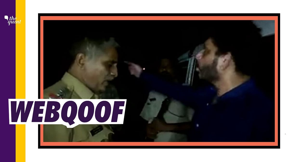 An old video of AIMIM leader Waris Pathan is being shared to claim that Muslims in Mumbai are not cooperating with the cops.