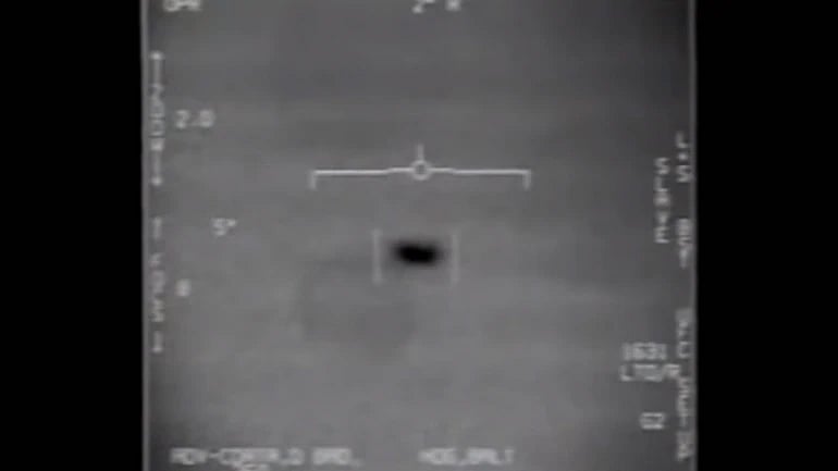 A screenshot from the video released by Pentagon.