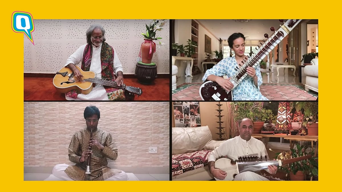 Singers’s tribute for Ravi Shankar amid lockdown.