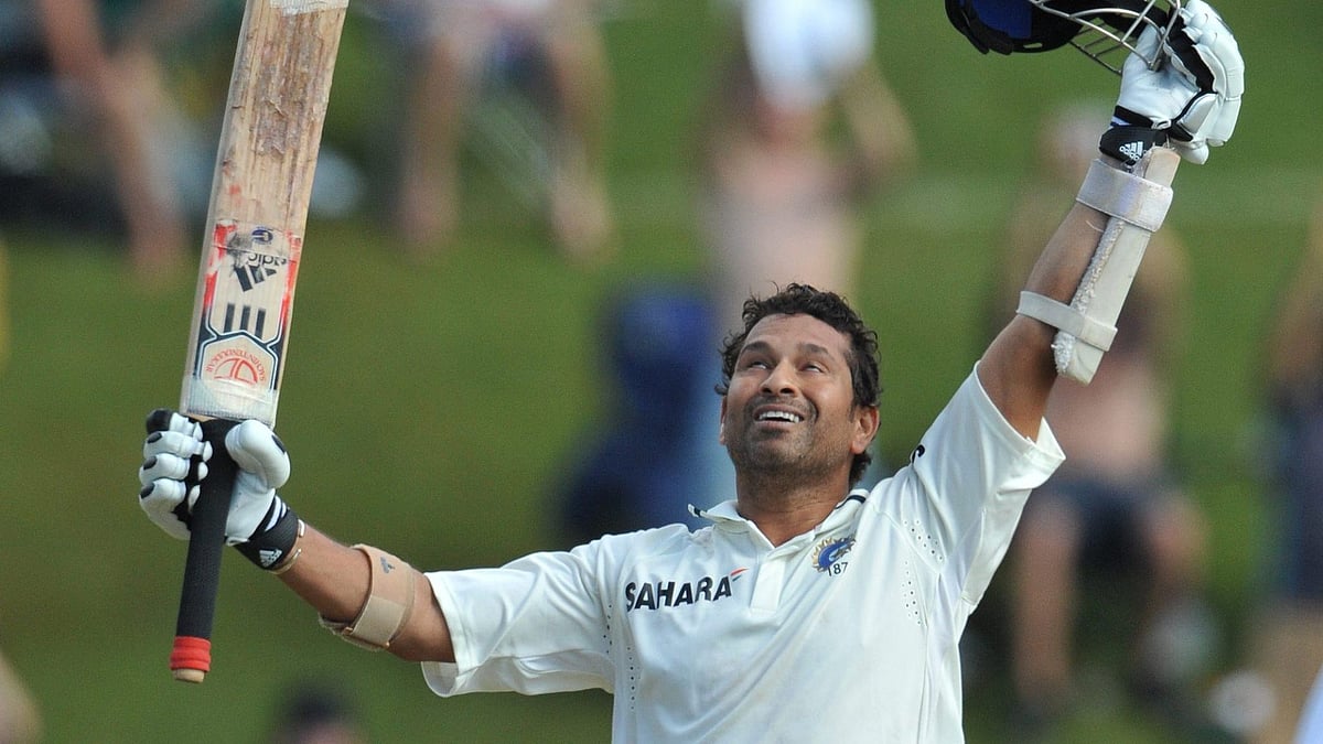 Sachin Tendulkar hit his 50th Test hundred against South Africa at Centurion in 2010.
