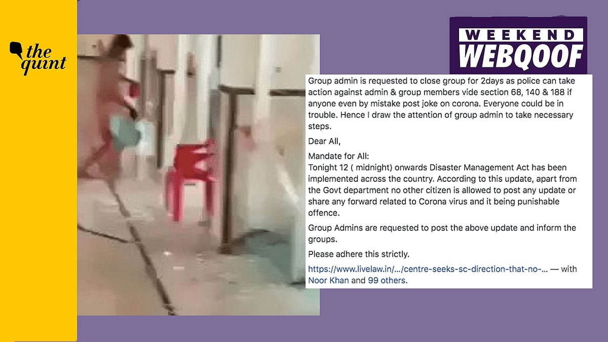 Here’s a quick round-up of the WhatsApp forwards and fake tweets that misled the public this week.