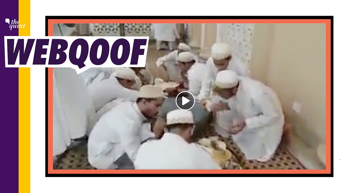 A video of some men licking utensils is going viral with the claim that it shows them trying to spread coronavirus.