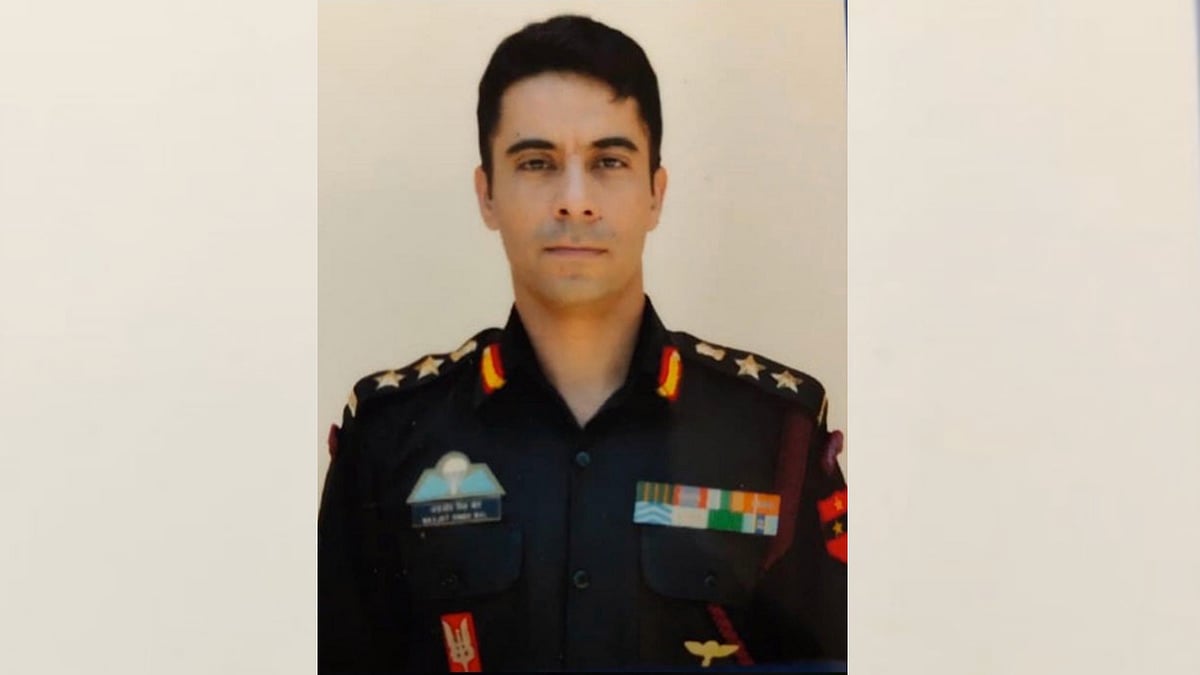 Colonel Navjot Singh Bal, a Shaurya Chakra awardee.