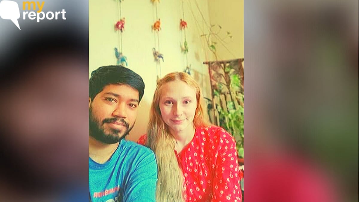 Ankush Bhandarkar and his wife Kristen Ewald are stranded in Mumbai. 