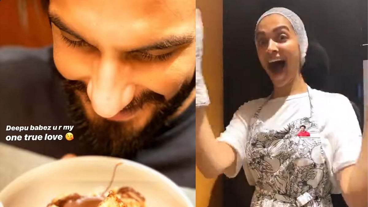 Deepika Padukone turns Masterchef for Ranveer Singh.