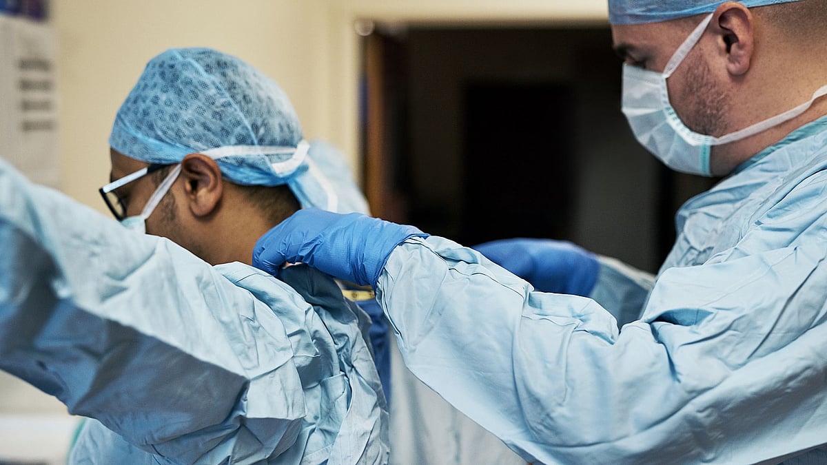 What all goes into a PPE? Doctors demonstrate. (Image used for representation)