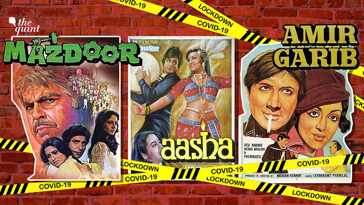 Bollywood posters tell the story of lockdown.
