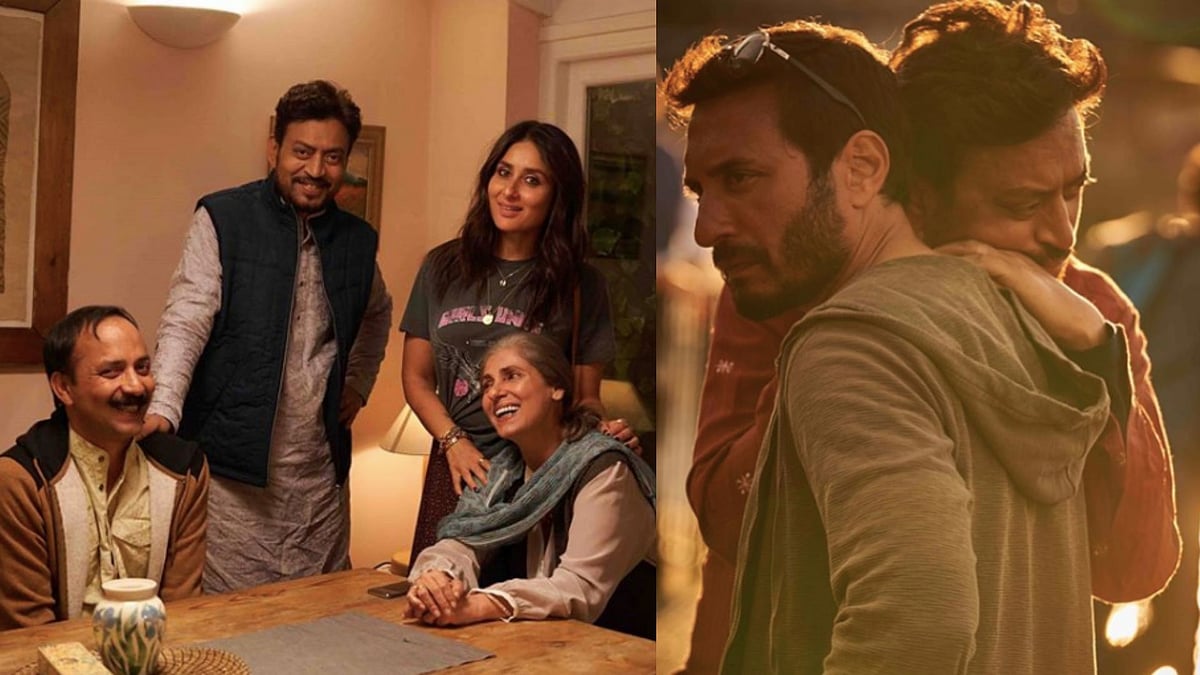 Irrfan Khan with the team of <i>Angrezi Medium.</i>