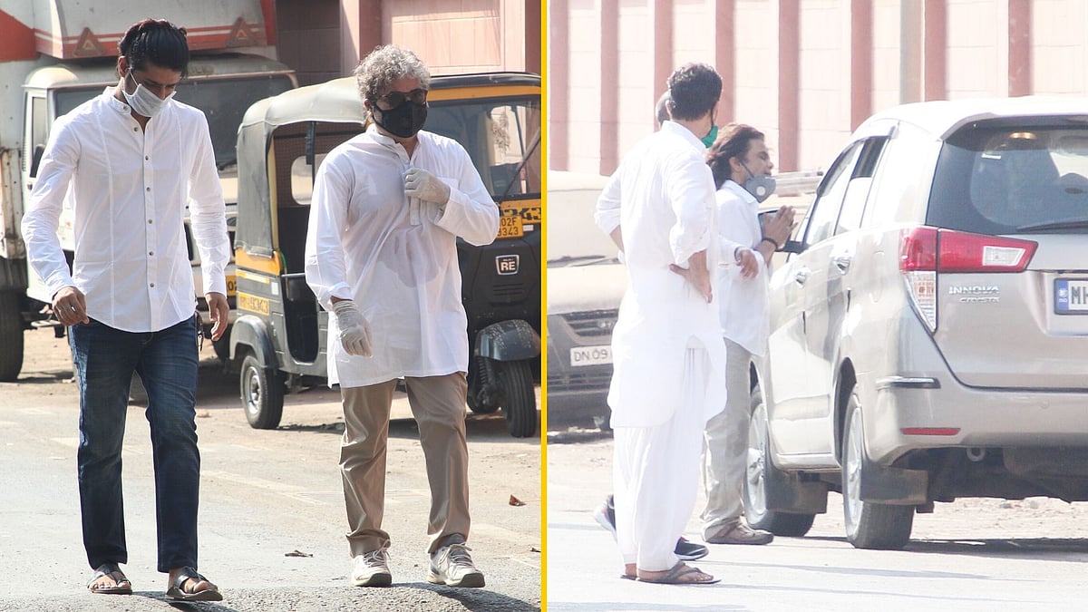 Vishal Bhardwaj, Rajpal Yadav and others attend Irrfan Khan’s last rites.