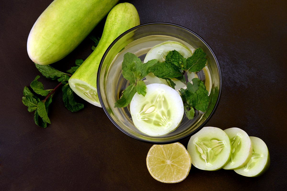 Cucumbers have antioxidants, Vitamin K, anti-inflammatory properties, etc which makes it a healthy food