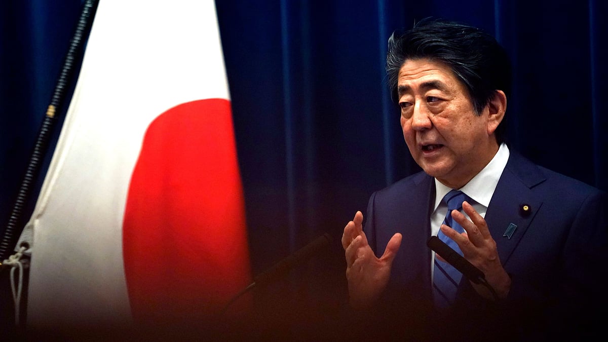 Japan Prime Minister Shinzo Abe.