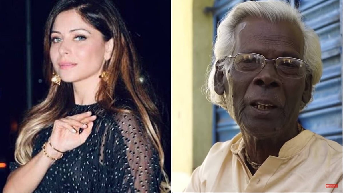 Singer Kanika Kapoor and Bengali folk singer Ratan Kahar.