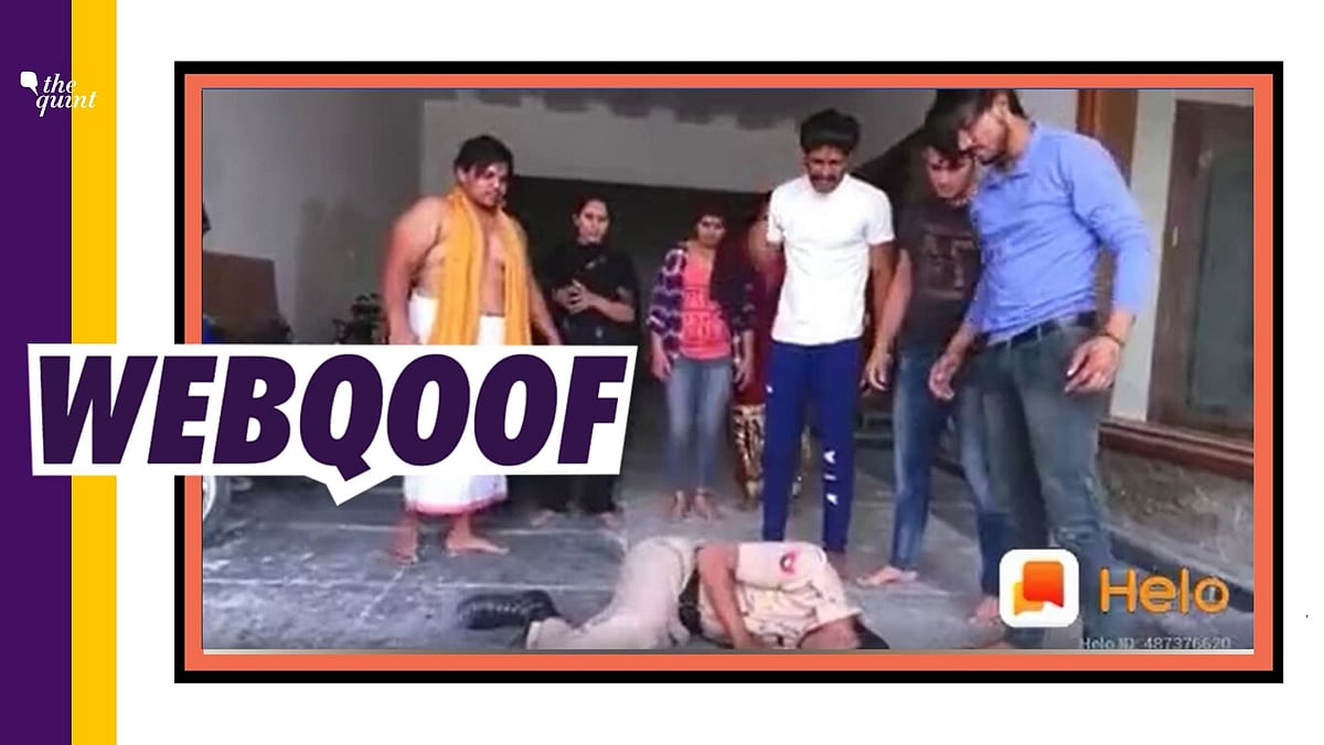 A viral video on social media claims that followers of a priest beat up a cop during COVID-19 lockdown.