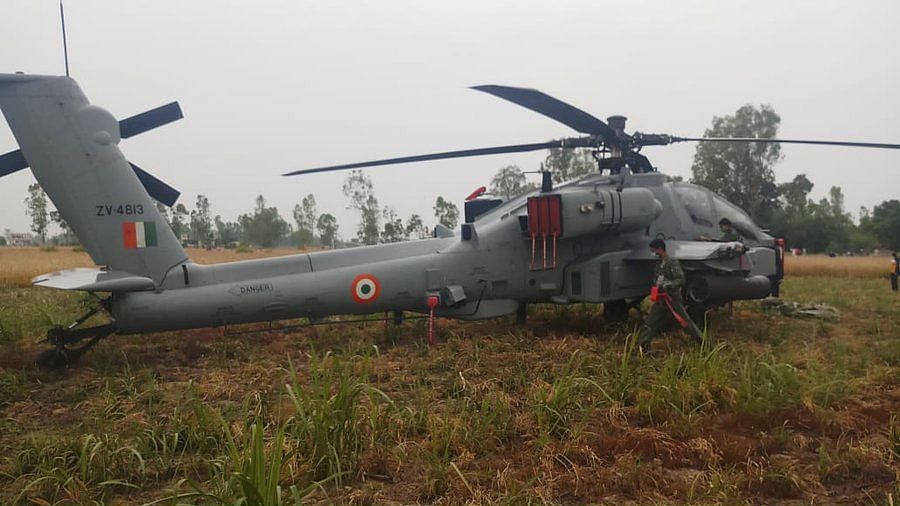 The IAF chopper that crashed near Punjab’s Hoshiarpur