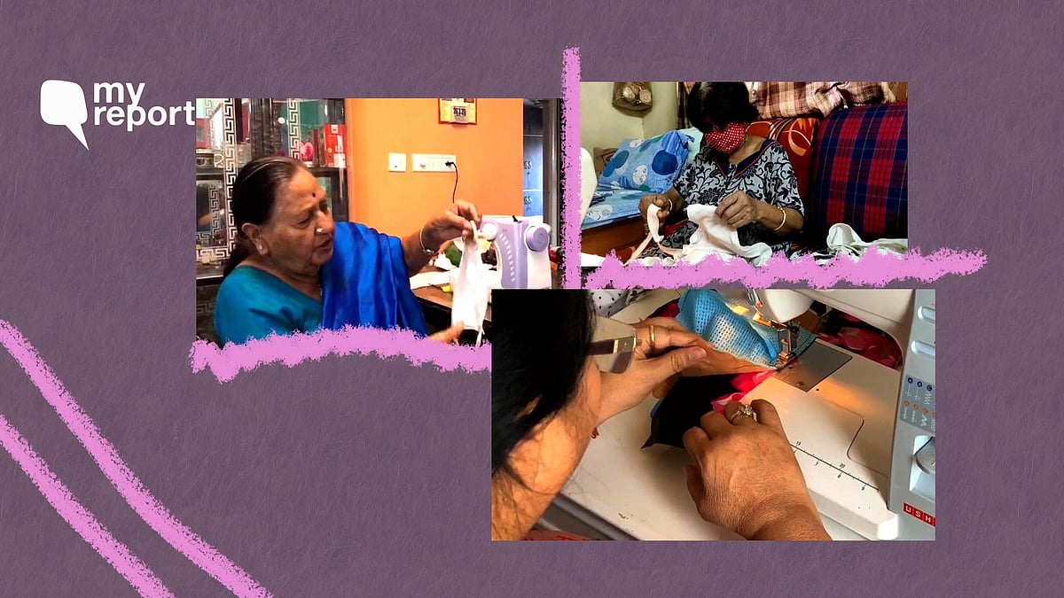 With lockdown extended till 3 May, Indian mothers have decided to turn their passion of sewing into a far greater use  – making masks.&nbsp;
