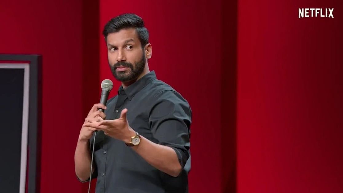 Kanan Gill in his comedy special <i>Yours Sincerely</i>.