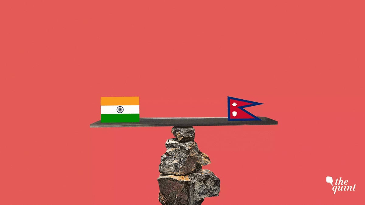 Image of India & Nepal flags used for representational purposes.