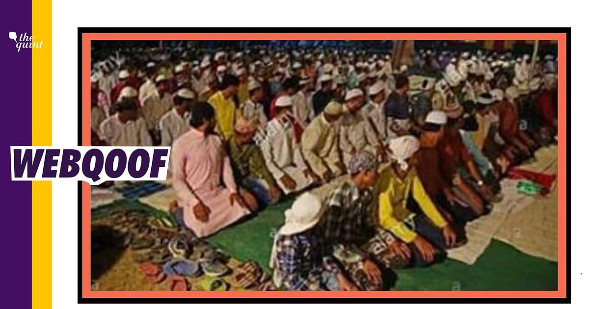 Image accompanying 700 people offered prayers at mosque in Vellore in Tamil Nadu in last 2 days