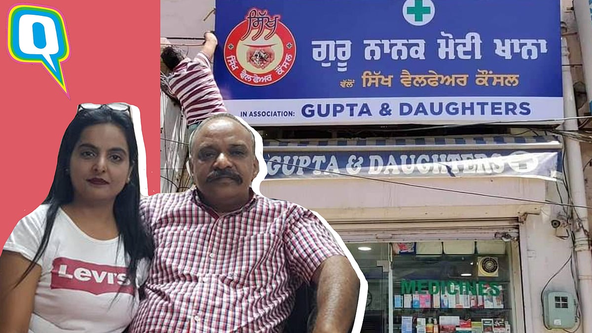 Manoj Kumar Gupta with daughter Akansha of ‘Gupta and Daughters’