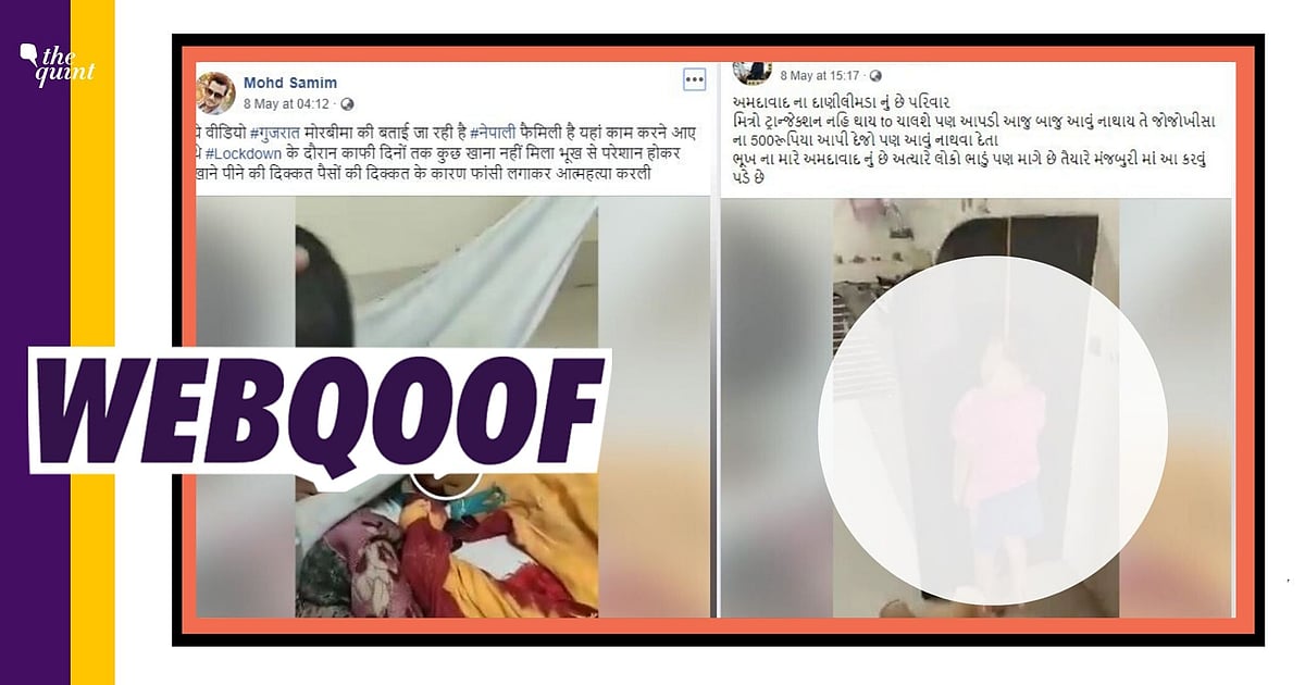 Image accompanying Woman killed daughters and self in Gujarat due to hunger during COVID lockdown