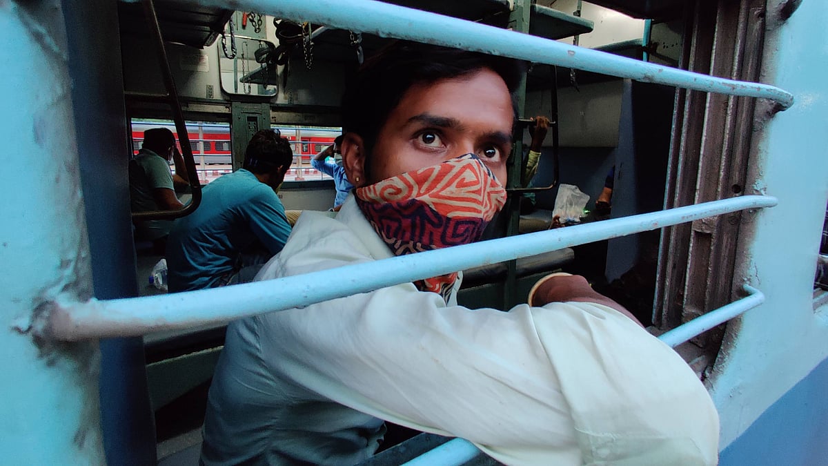 Ram Narayan Yadav is one of the migrant workers leaving for UP from Bengaluru. Image used for representational purposes.