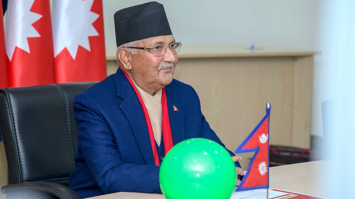 Oli said there was ‘no question’ of him quitting as no other leader would raise the issue of nationalism.
