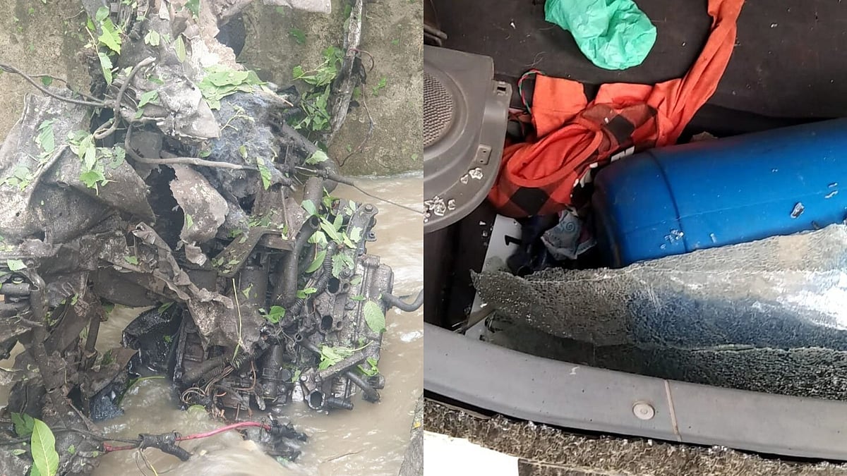 Image of the explosives in the vehicle.