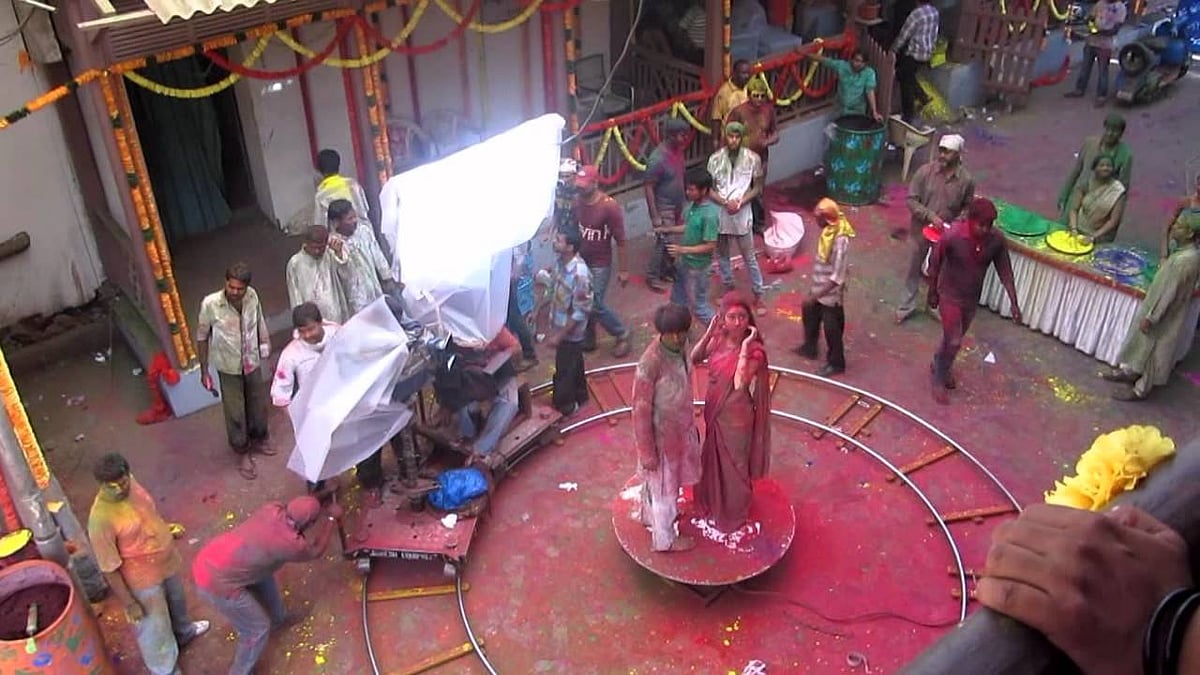 On the sets of <i>Pavitra Rishta.</i>